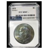 1976 TYPE 2 EISENHOWER DOLLAR PCI SUPERB GEM BU