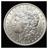1987-O MORGAN DOLLAR CH AU