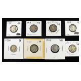 (8) MERCURY DIMES