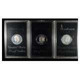 (3) 1971 EISENHOWER PROOF DOLLARS