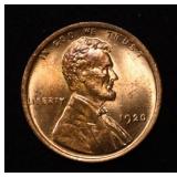 1920 LINCOLN CENT CH/GEM BU RD
