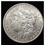 1901 MORGAN DOLLAR AU