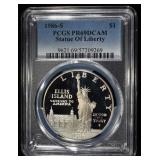 1986-S $1 COMMEM STATUE OF LIBERTY PCGS PR69 DCAM