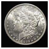 1892 MORGAN DOLLAR AU/BU