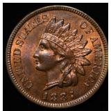 1887 INDIAN CENT CH/GEM BU RB