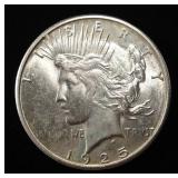 1925-S PEACE DOLLAR CH BU