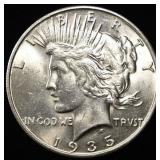 1935-S PEACE DOLLAR CH/GEM BU