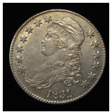 1831 BUST HALF DOLLAR AU