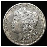1883-S MORGAN DOLLAR AU
