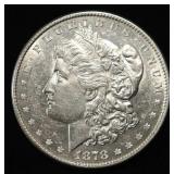 1878 8TF MORGAN DOLLAR AU/BU