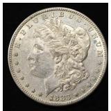 1883-S MORGAN DOLLAR AU