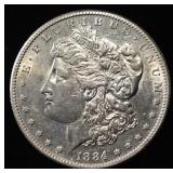 1884-S MORGAN DOLLAR CH AU