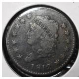 1812 CLASSIC HEAD LARGE CENT VF