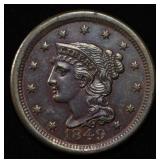 1849 LARGE CENT CH BU