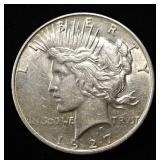 1927-D PEACE DOLLAR AU