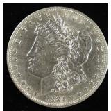 1884-S MORGAN DOLLAR CH AU