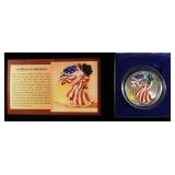 2000 COLOR AMERICAN SILVER EAGLE