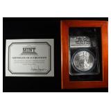 2015 AMERICAN SILVER EAGLE ANACS MS70