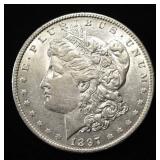 1897-O MORGAN DOLLAR AU/BU