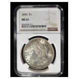 1896 MORGAN DOLLAR NGC MS61