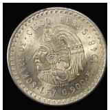 1948 MEXICO 5 PESOS 90% SILVER