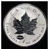 MAPLE LEAF 1 0Z 0.999 SILVER ROUND