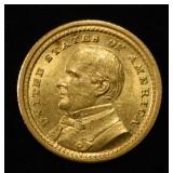 1903 $1 GOLD COMMEM MCKINLEY GEM BU