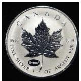 2015 MAPLE LEAF 1 OZ .999 SILVER ROUND