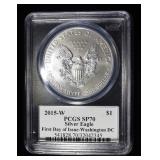 2015-W AMERICAN SILVER EAGLE PCGS SP70
