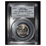 2000-P WASHINGTON QUARTER MINT PCGS MS65