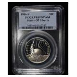 1986-S 50C STATUE OF LIBERTY PCGS PR69