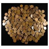 (500) WHEAT CENTS: MIXED DATES