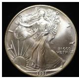 1991 AMERICAN SILVER EAGLE
