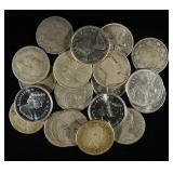 (20) 80% SILVER CANADIAN QUARTERS