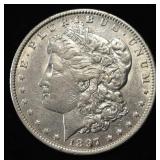 1897-O MORGAN DOLLAR XF/AU