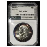1971-S SILVER EISENHOWER DOLLAR PCI SUPERB GEM+ BU