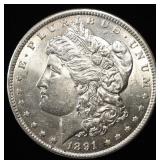 1891-CC MORGAN DOLLAR BU