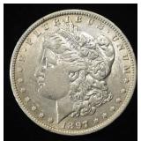 1897-O MORGAN DOLLAR CH AU