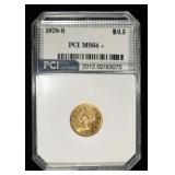 1878-S $2.50 LIBERTY GOLD CH TO GEM BU