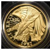 1987-W $5 COMMEM CONSTITUTION PR