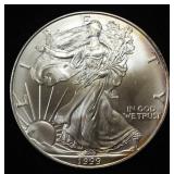 1999 AMERICAN SILVER EAGLE