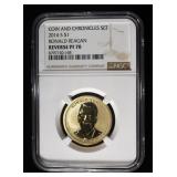 2016 $1 RONALD REAGAN NGC REVERSE PF70