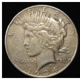 1934-S PEACE DOLLAR XF