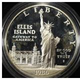 1986-S $1 COMMEM STATUE OF LIBERTY PR DCAM