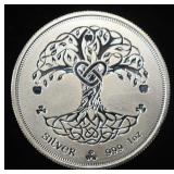 IRELAND TREE OF LIFE 1 OZ .999 SILVER ROUND
