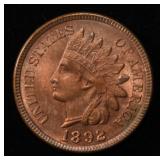 1892 INDIAN CENT CH/GEM BU RB