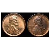 1920-P,D LINCOLN CENTS BU