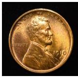 1910-S LINCOLN CENT GEM BU RED