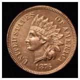 1876 INDIAN CENT CH BU RED