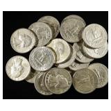 (11) 1964 & (9) 1964-D WASHINGTON QUARTERS